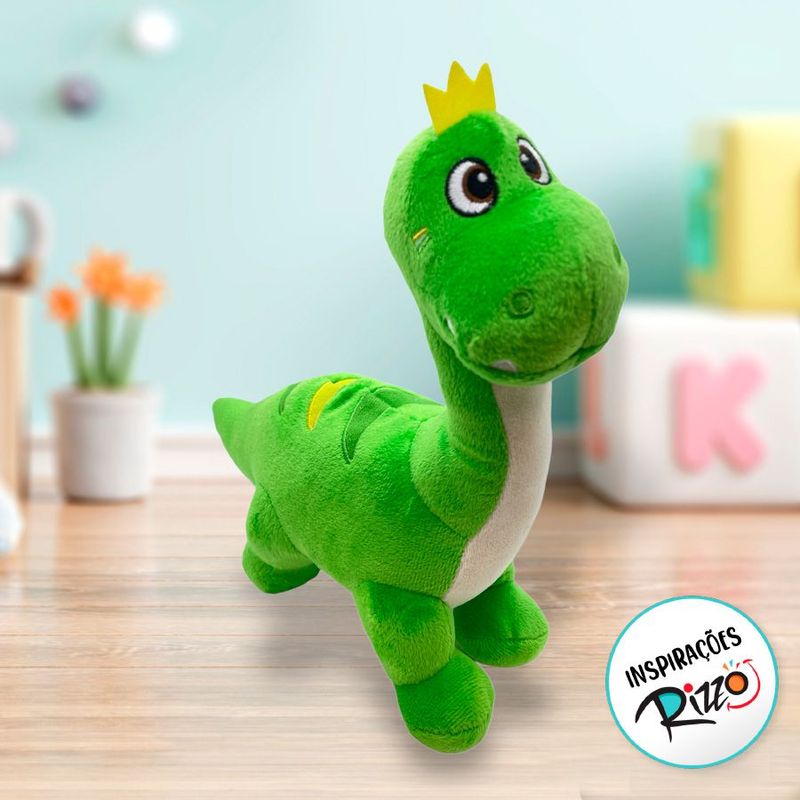 Dinossauro de Pelúcia - Verde - 45cm - 1 unidade - Magazine 25