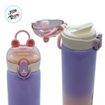 Garrafa Térmica Hello Bear - Lilás - 400ml - 1 unidade - Magazine 25