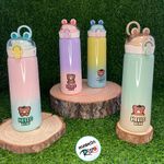 Garrafa Térmica Hello Bear - Rosa - 400ml - 1 unidade - Magazine 25