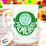 Caneca de Vidro Chopp - Palmeiras - 650ml - 1 unidade - Magazine 25