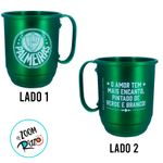 Caneca de Alumínio - Palmeiras - 500ml - 1 unidade - Magazine 25