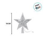 Estrela De Led Luz Colorida - Com Fio Incolor - 15cm - 1 unidade - Magazine 25 - Magazine 25