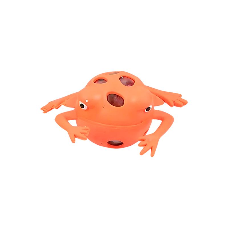 Brinquedo Cute Frog - Laranja - 1 unidade - Magazine 25