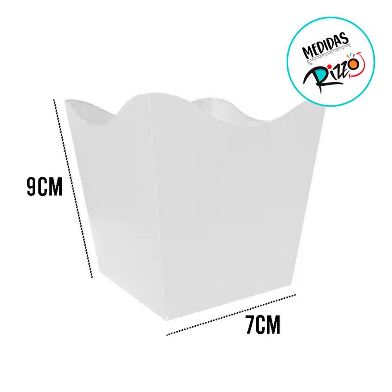 Cachepot de Papel - Verde Neon - 9x7cm - 10 unidades - Magazine 25