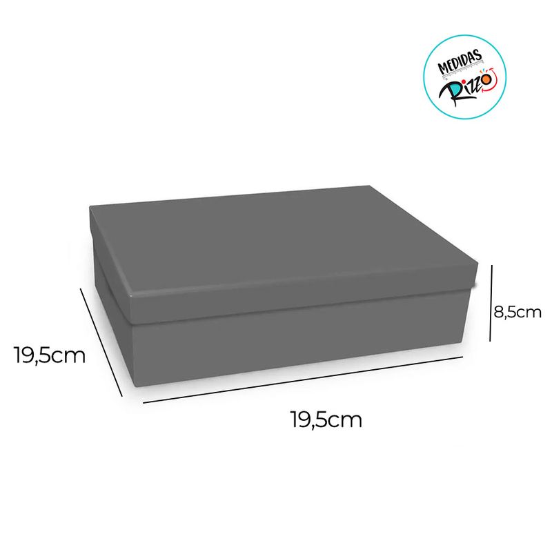 Caixa para Presente Luxo - Vermelha - 19,5x19,5x8,5cm - 1 unidade - Magazine 25