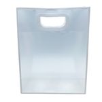 Sacola Transparente PVC com Alça - Branca - 40x30x12cm - 1 unidade - Magazine 25