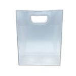 Sacola Transparente PVC com Alça - Branca - 25x30x15cm - 1 unidade - Magazine 25