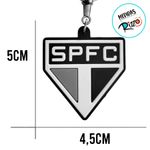 Chaveiro Emborrachado - São Paulo - 5x4,5cm - 1 unidade - Magazine 25