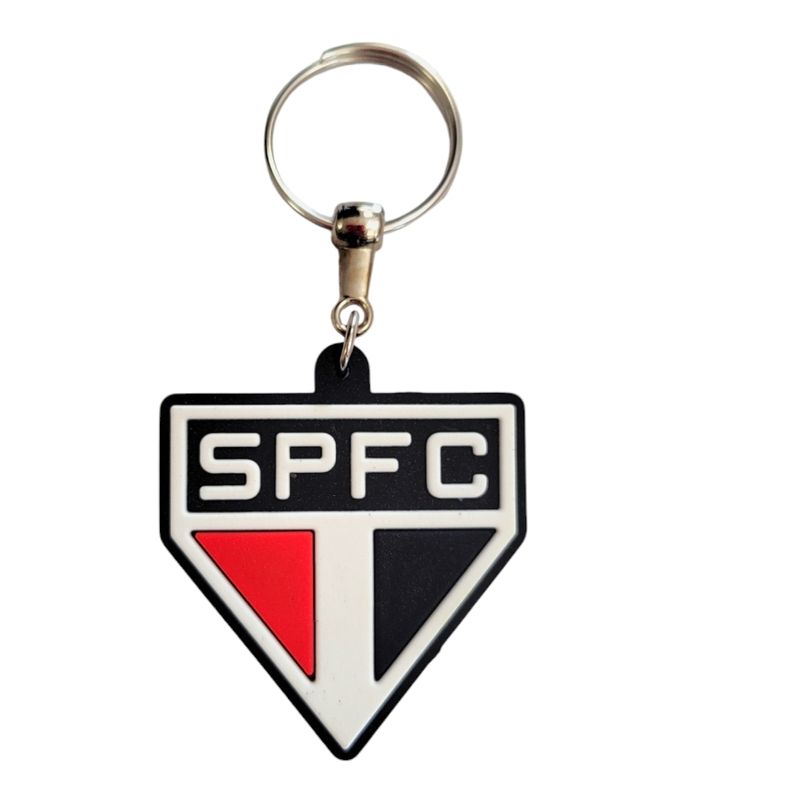 Chaveiro Emborrachado - São Paulo - 5x4,5cm - 1 unidade - Magazine 25