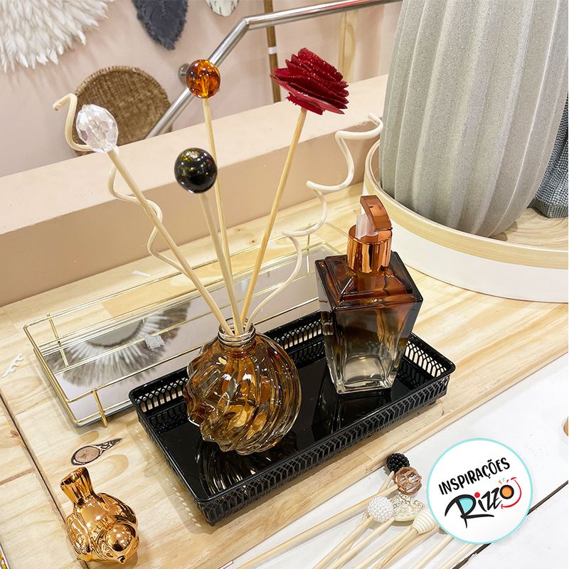 Palito para Aromatizador - Marrom Metalizado - 1 unidade - Magazine 25