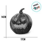 Enfeite de Halloween - Abóbora Magnus com Led - 14x17cm - 1 unidade - Cromus - Magazine 25