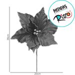 Poinsétia Decorativa - Borgonha - 36cm - 1 unidade - Cromus - Magazine 25