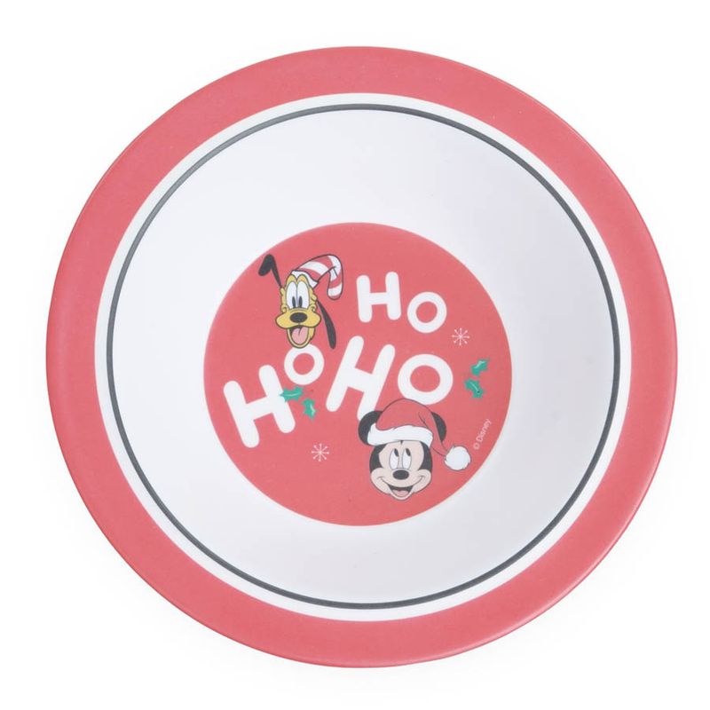 Bowl de Bambu de Natal - Mickey Ho Ho Ho - 360ml - 1 unidade - Disney Original - Magazine 25