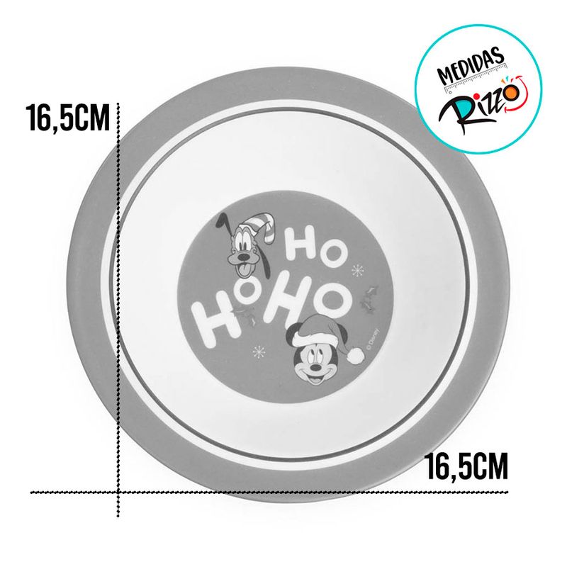 Bowl de Bambu de Natal - Mickey Ho Ho Ho - 360ml - 1 unidade - Disney Original - Magazine 25