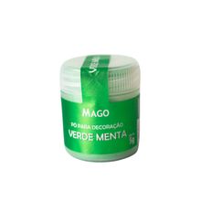 Pó para Decoração Verde Menta - 5g - 1 unidade - Mago - Magazine 25