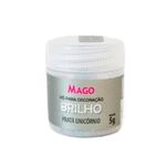 Pó para Decoração Brilho Prata Unicórnio - 5g - 1 unidade - Mago - Magazine 25