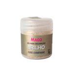 Pó para Decoração Brilho Ouro Champagne - 5g - 1 unidade - Mago - Magazine 25