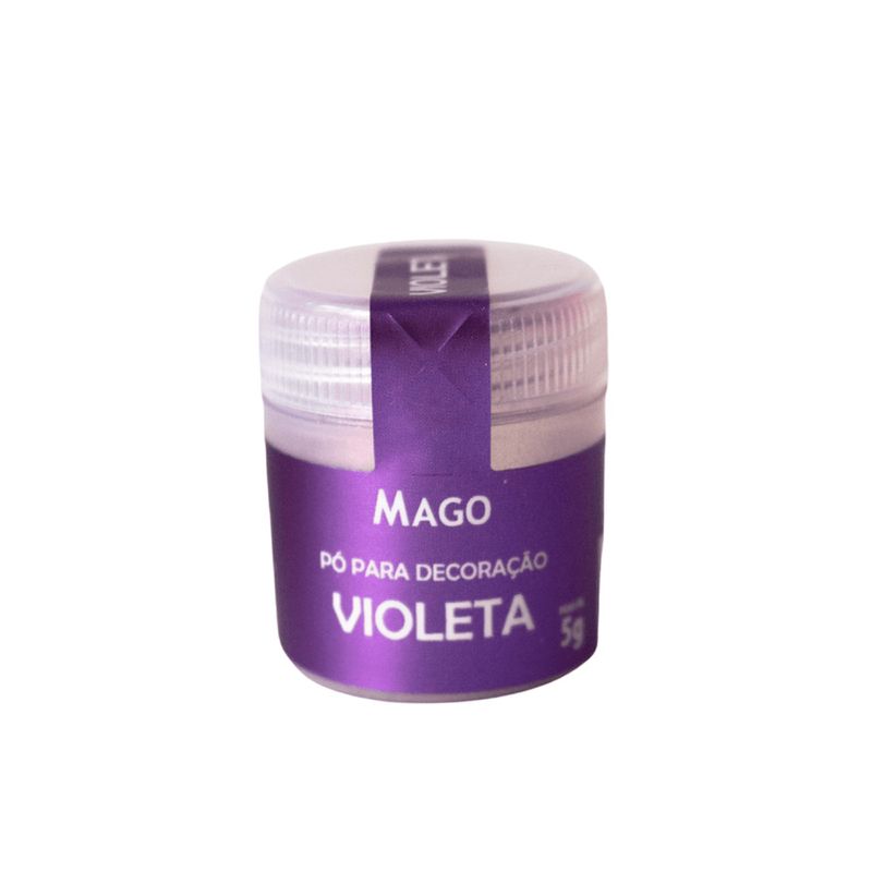 Pó para Decoração Violeta - 5g - 1 unidade - Mago - Magazine 25