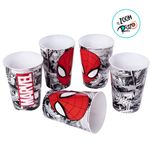 Copo de Plástico Homem Aranha Quadrinhos - 320ml - 1 unidade - Plasútil - Magazine 25