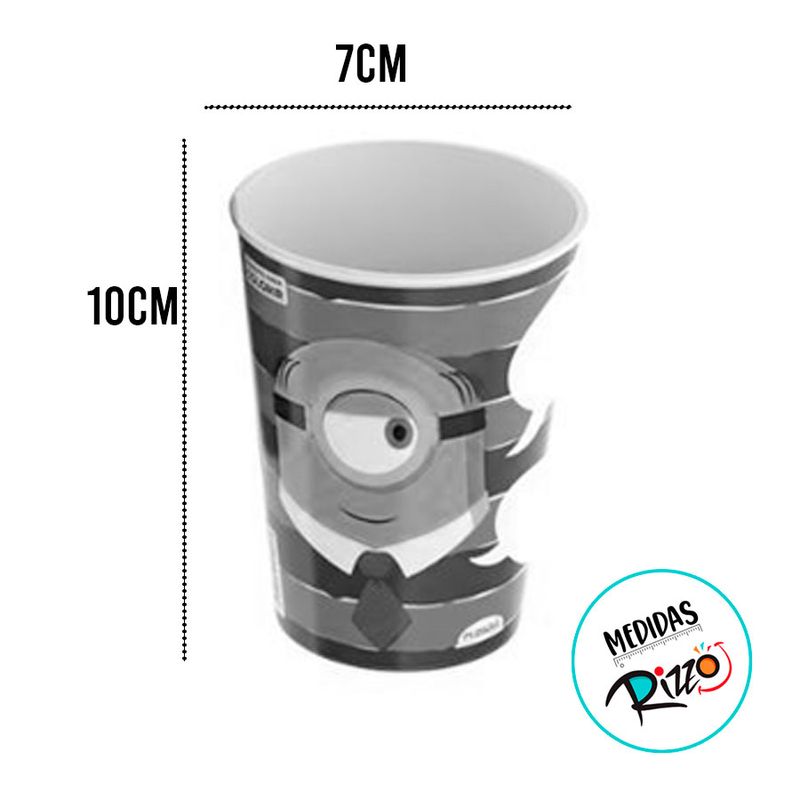 Copo de Plástico Minions Distraído - 320ml - 1 unidade - Plasútil - Magazine 25