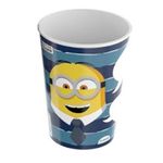 Copo de Plástico Minions Feliz - 320ml - 1 unidade - Plasútil - Magazine 25