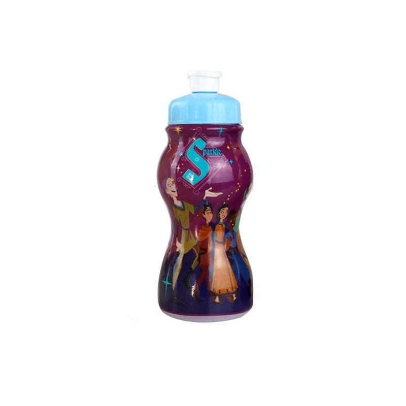 Garrafa Squeeze Sleeve com Tampa Azul - Wish - 250ml  - 1 unidade - Plasútil - Rizzo