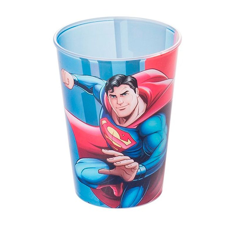 Copo de Plástico Superman - 320ml - 1 unidade - Plasútil - Magazine 25