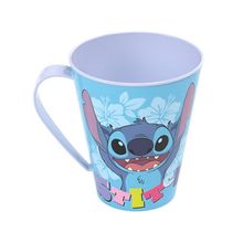 Caneca de Plástico Stitch Sorrindo - 360ml - 1 unidade - Plasútil - Magazine 25