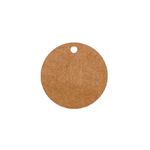 Tag Decorativa - Kraft Redonda  - 15 unidades - Stickr - Magazine 25