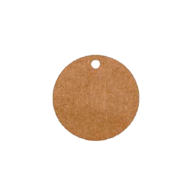 Tag Decorativa - Kraft Redonda  - 15 unidades - Stickr - Magazine 25