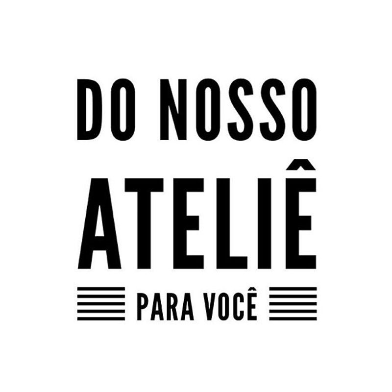 Carimbo Artesanal Do Nosso Atelie para Voce - Cod.RI-066 - Magazine 25