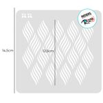 Stencil Biscoito Artistico 1 - Ref. 4121 - 12,5cm - 1 unidade - RR Cortadores - Magazine 25