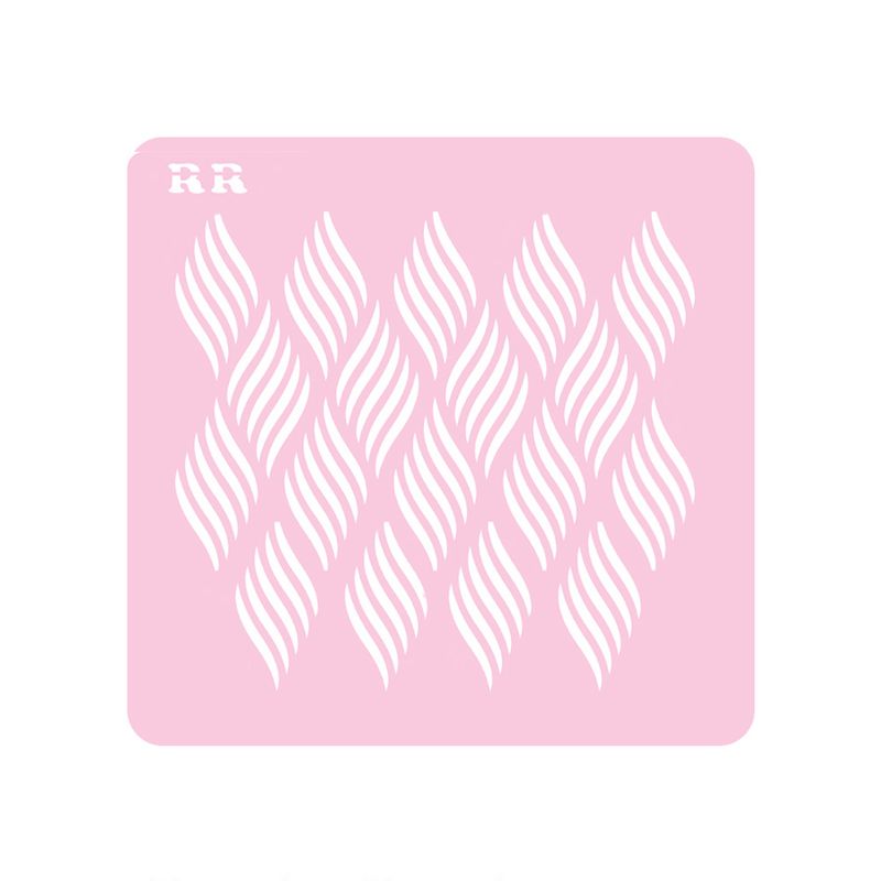Stencil Biscoito Artistico 1 - Ref. 4121 - 12,5cm - 1 unidade - RR Cortadores - Magazine 25