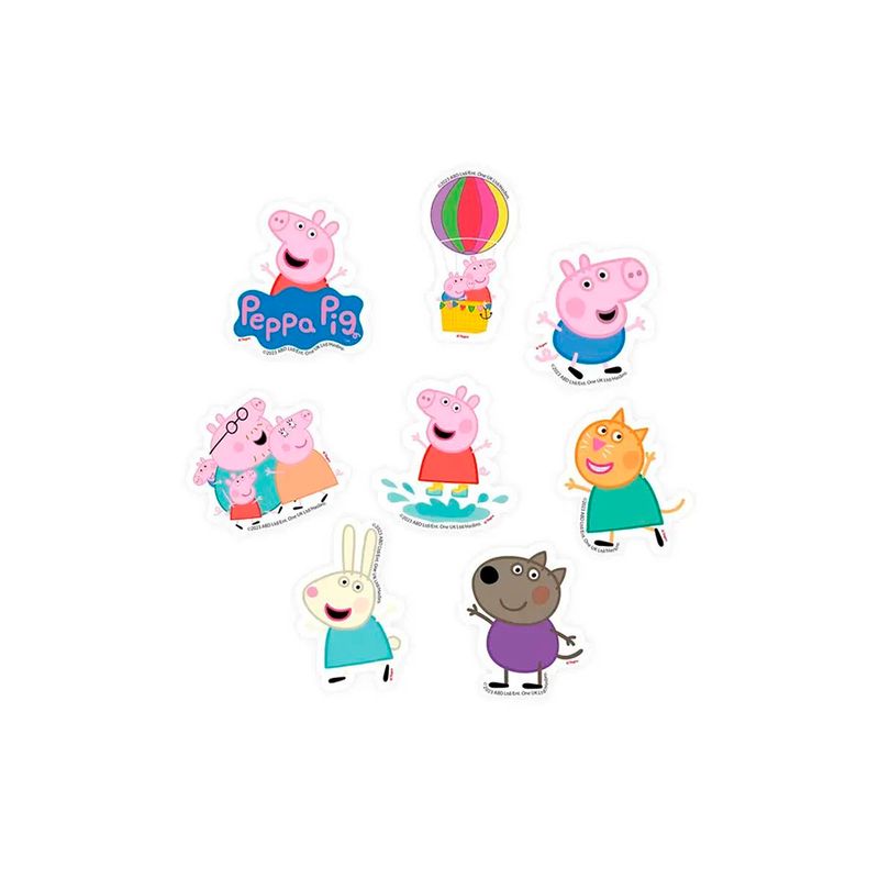 Pick Decorativo - Peppa Pig Clássica - 8 unidades - Regina  - Magazine 25