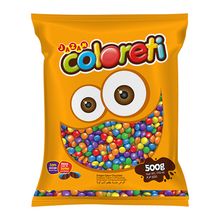 Pastilhas Confeitadas Sabor Chocolate Coloreti Tradicional - 500g - 1 unidade - Magazine 25