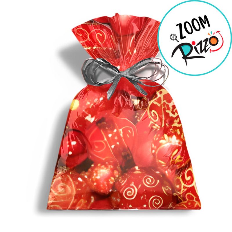 Saco para Presente - Navidad Red - 100 unidades - Cromus - Rizzo