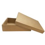 Caixa para Presente Premium Retangular - Kraft - 20x25x8cm - 5 unidades - Assk - Rizzo