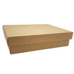 Caixa para Presente Premium Retangular - Kraft - 20x25x8cm - 5 unidades - Assk - Rizzo