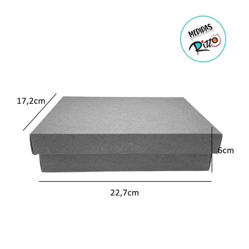 Caixa para Presente Premium Retangular - Branca - 22,7x17,2x6cm - 5 unidades - Assk - Magazine 25