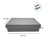 Caixa para Presente Premium Retangular - Kraft - 22,7x17,2x6cm - 5 unidades - Assk - Magazine 25
