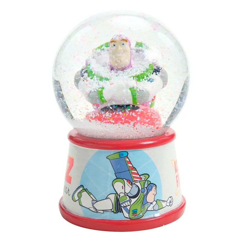 Enfeite Decorativo de Natal - Globo de Neve com Buzz Lighttyear - 12cm - 1 unidade - Cromus - Magazine 25