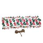 Kit Prendedor Decorativo de Natal - Meias Numeradas 1 a 24 - 1 unidade - Cromus - Magazine 25
