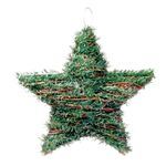 Enfeite Decorativo de Natal - Estrela de Rattan - 25cm - 1 unidade - Cromus - Magazine 25