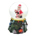 Enfeite Decorativo de Natal - Globo de Neve com Noel - 7cm - 1 unidade - Cromus - Magazine 25