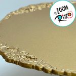 Boleira Ouro - 31x31x10cm - 1 unidade - Cromus - Magazine 25