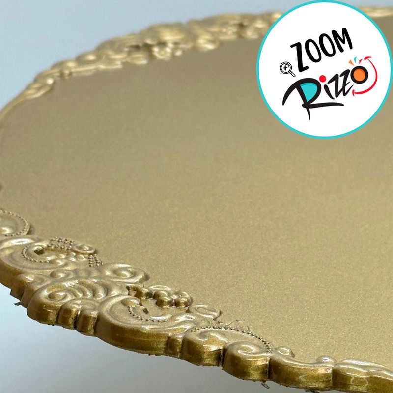 Boleira Ouro - 31x31x10cm - 1 unidade - Cromus - Magazine 25