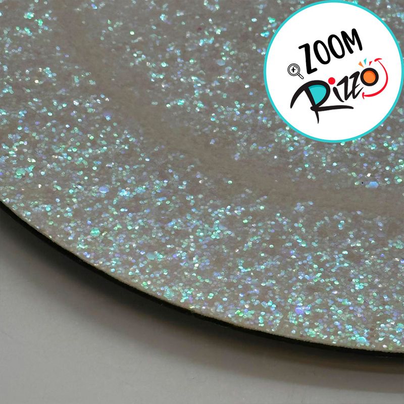 Sousplast Glitter Nacarado - 33cm - 1 unidade - Cromus - Magazine 25