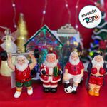 Enfeite de Natal para pendurar - Papai Noel em pé - 13cm - 1 unidade - Cromus - Magazine 25