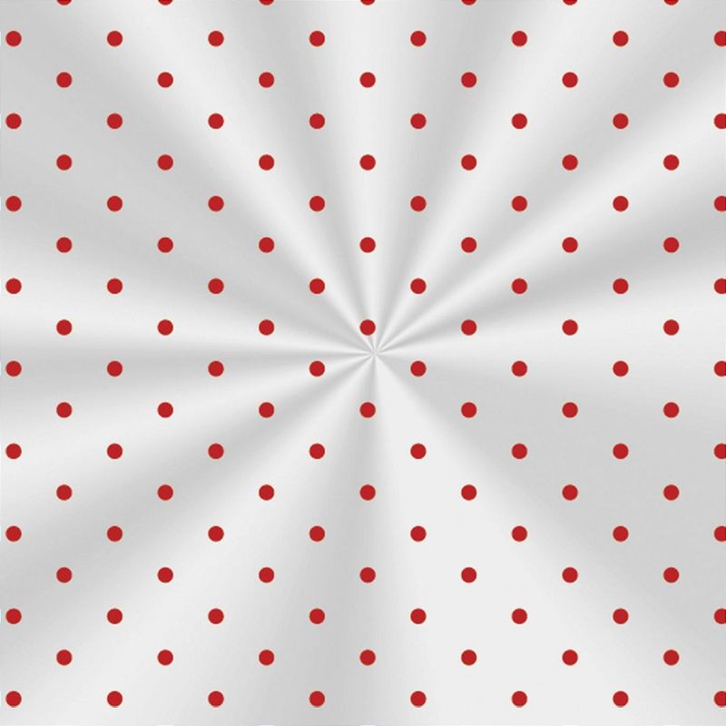 Saco Transparente Decorado Poá Vermelho - 15x29cm - 100 unidades - Cromus - Magazine 25
