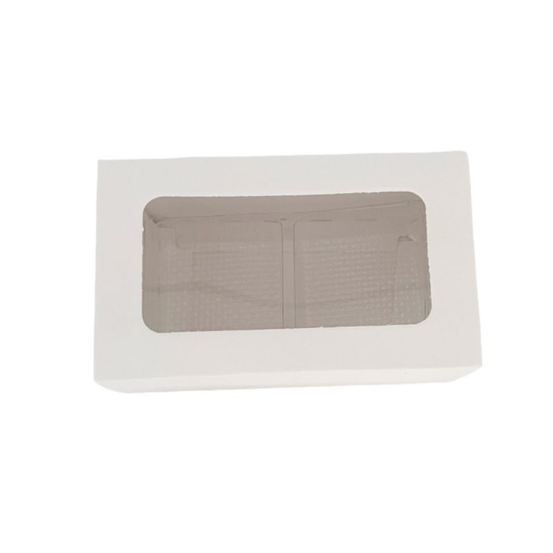 Caixa Gaveta 2 Cavidades - Branco - 5 unidades - Crystal - Magazine 25